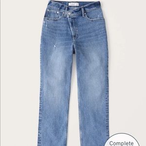 Abercrombie Curve Love 90s straight ultra high rise